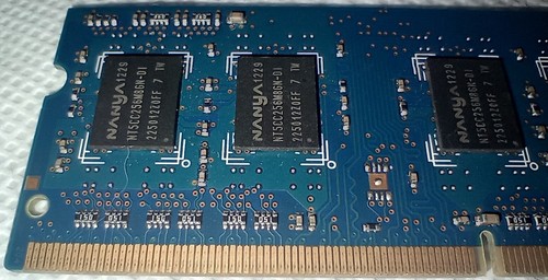 Nanya 2GB 1Rx8 PC3-12800S DDR3 Laptop memory NT2GC64B88G0NS-D1 - Picture 3 of 7