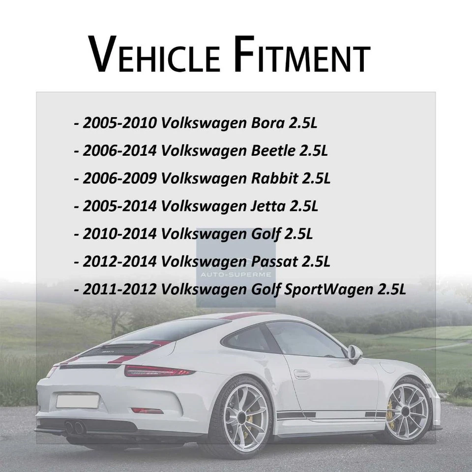 Termostato de refrigerante del motor para Volkswagen Rabbit 2006 2007 2008 2009 2,5 L Foto 2 de 3