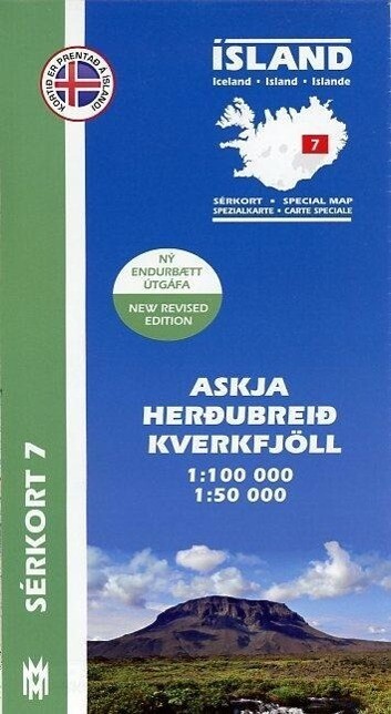 Thumbnail - Island Serkort 07 Herdubreid - Askja 1 : 100 000