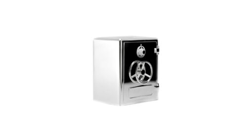 Spardose Tresor Safe Banksafe Massiv Banktresor Gravur Sparbüchse Geschenk Taufe - Picture 2 of 6