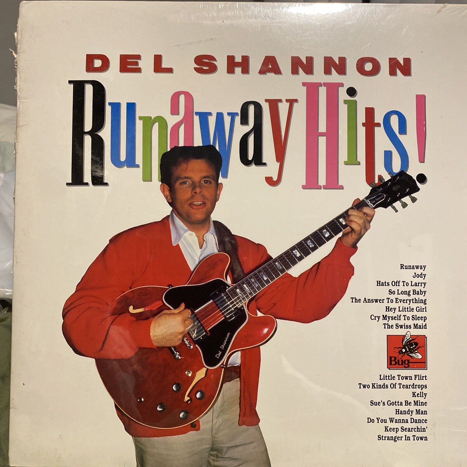 SEALED Del Shannon Runaway Hits! 1986 Rhino Records Mono RNLP 71056 Record NOS