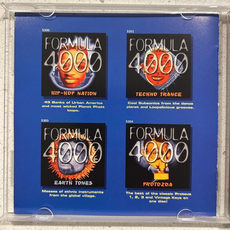 E-MU Sound Central - Formula 4000 Analog Odyssey - Sample CD [ESC-5302]  1997 - Image 3 of 4