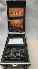 Simpson 260 6-Series Electric Analog Multimeter, W/ Manual WORKS.