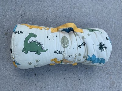 Huntington Home Dinosaur Kids All In One Nap Mat Blanket 18 x38  Lay Space