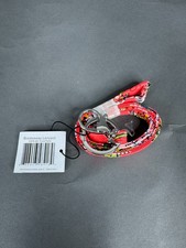 Vera Bradley Breakaway Lanyard Coral Floral ID Badge Holder NWT