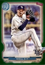 Blake Snell 2020 Topps Gypsy Queen Green Border #41 Tampa Bay Rays