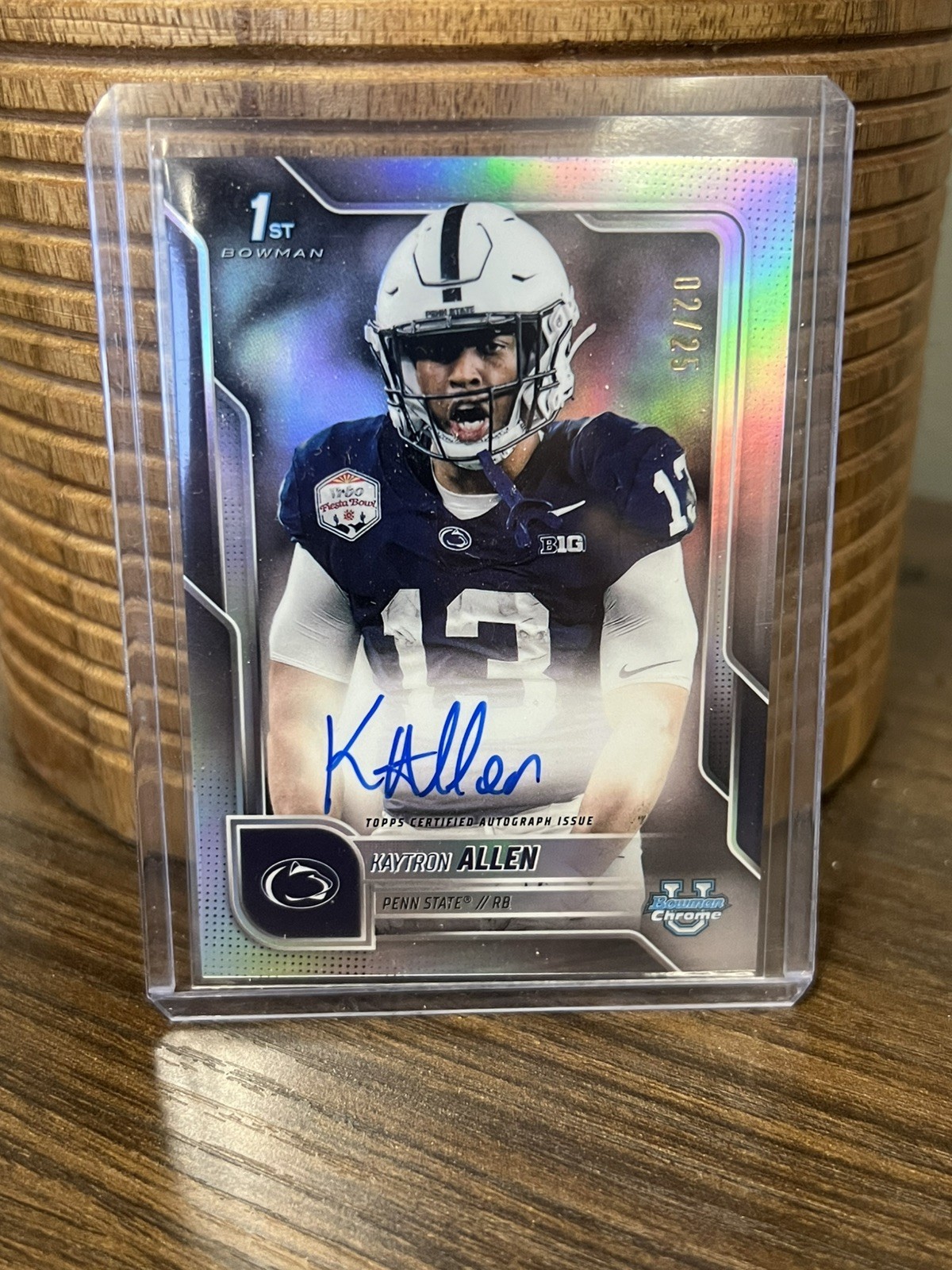 2025 Bowman Chrome U KAYTRON ALLEN Variation Refractor On Card Auto /25 PSU!