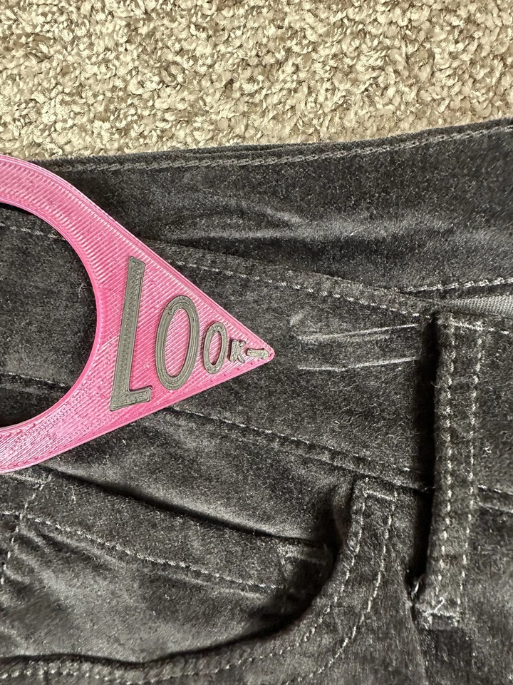 Old Navy Womens Pants 16 Black High Rise Bootcut Corduroy Y2K Dark Academia - Image 3 of 4