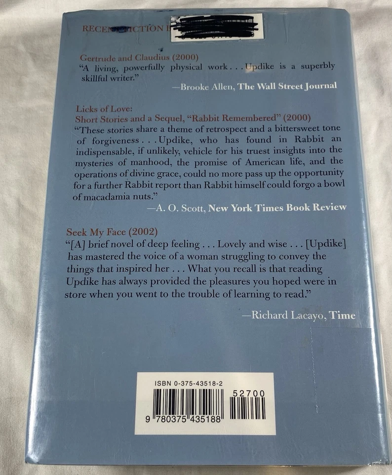 Villages by Updike, John Large Print Ex Library HC - Image 2 of 4