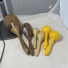 maracas Job Lot. Wood. Plastic. Percussion