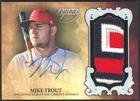 2021 Topps Dynasty Mike Trout Angels 4-Color Patch ON CARD AUTO 4/5