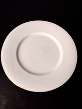 Dansk Jack Lenor Larsen 4 Winter White Brocade Dinner Plates 11