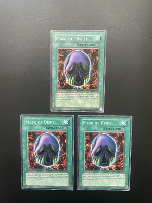 Yugioh Mask of Dispel DB1-EN220 Unlimited Edition Common MP/HP X3