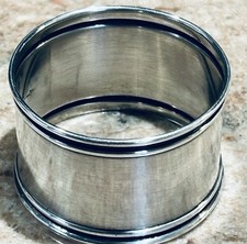 Vintage Webster Sterling Silver Napkin Ring 1.25&rdquo;x1.75&rdquo; 10.14 Gr