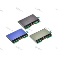 1PCS 12864 LCD Module with Black/blue/grey Background and White Characters New