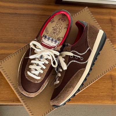 Estudio Niksen x Saucony Trainer 80 Size 11 Mens Mocha White Brown S71074-3