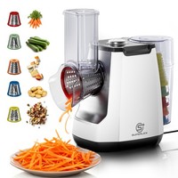 Superlex 5-In-1 Elektrische GemüSeschneider 150W Salatschneider KäSe Karotte Neu