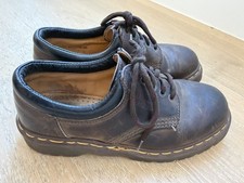 Vintage Dr Martens Made in England Dark Brown Leather Oxford Shoes UK5 / US 6