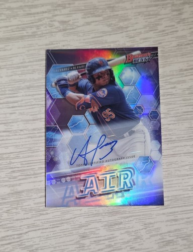 Francisco Alvarez [Autograph] #EE-16 2022 Bowman's Best Elements of Excellence card