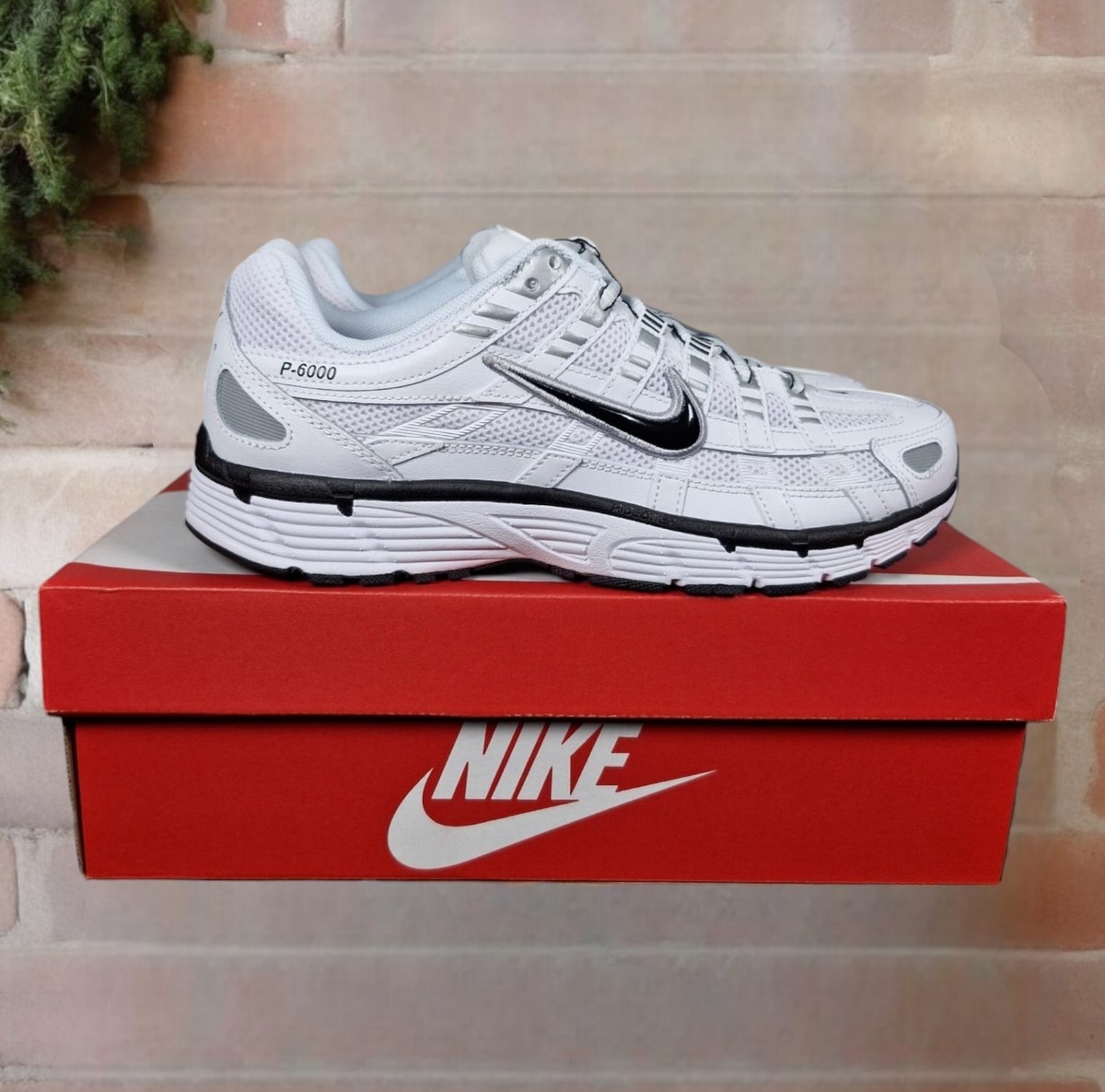 Nike P-6000 Trainers Size UK 6.5 Unisex Obsidian Summit White