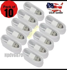 10 Pack Fast Charging Cable Quick Charger Charge Power Sync Cord Bulk Wholesale