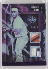 2020 Panini Diamond Kings DK Materials FOTL Purple 6/10 Abraham Toro #DKM-AT ii1