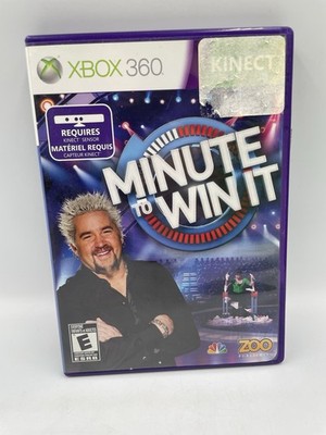Minute to Win It (Kinect) - Xbox 360 Video Games CIB Fun Family Game! Free Ship