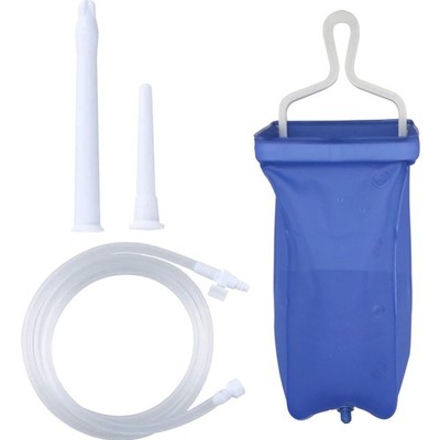 Klistierbeutel Set Darmreinigung 2L Wasserpumpe Einlauf Schlauch