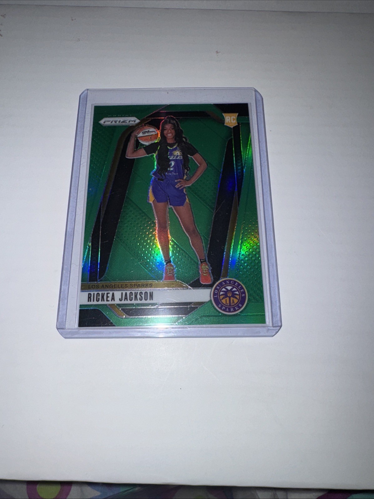 2024 Panini Prizm WNBA - Rickea Jackson #144 Green Prizm (RC)