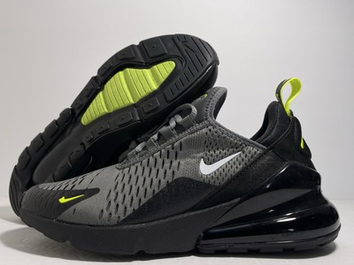 Nike Air Max 270 Gs Iron Grey-White-Black-Volt Sz 7Y-Womens