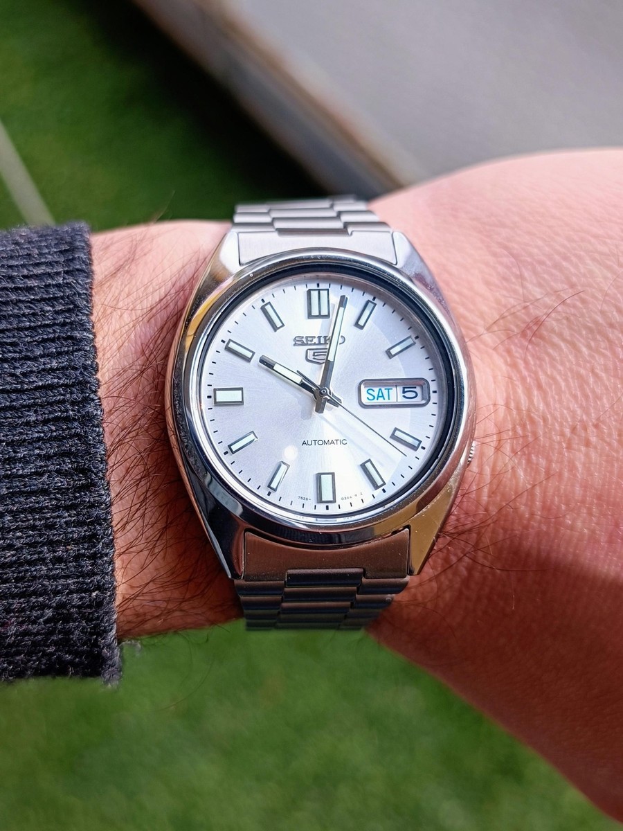 Seiko 5 SNXS73K1 Automatic Day Date Stainless Steel Analog Men's