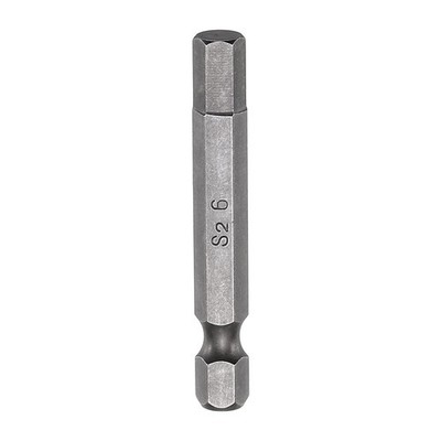 H6 for Magnetic Hex Screwdriver Bit 1/4'' Shaft 50mm/2'' Length S2 Steel for