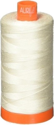 AURIFIL USA Aurifil 50wt Cotton 1,422yd-Muslin, 1422 yd, Muslin