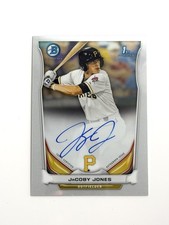 JaCoby Jones 2014 Bowman Chrome 1st Bowman Auto #BCAP-JJ   Pittsburgh Pirates