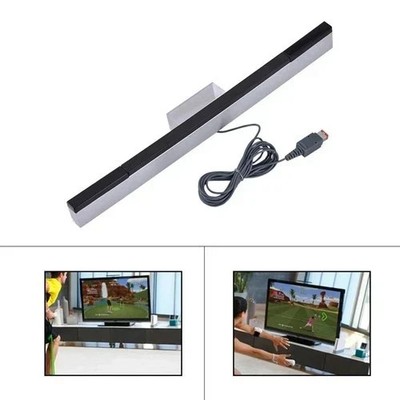 Wired Remote Motion Sensor Bar IR Infrared Ray Inductor for Nintendo Wii / Wii U