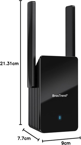 BrosTrend WiFi 6 AX3000 Ripetitore WiFi Potente per Casa Copre fino a 204 ㎡, Dua - Photo 2/8