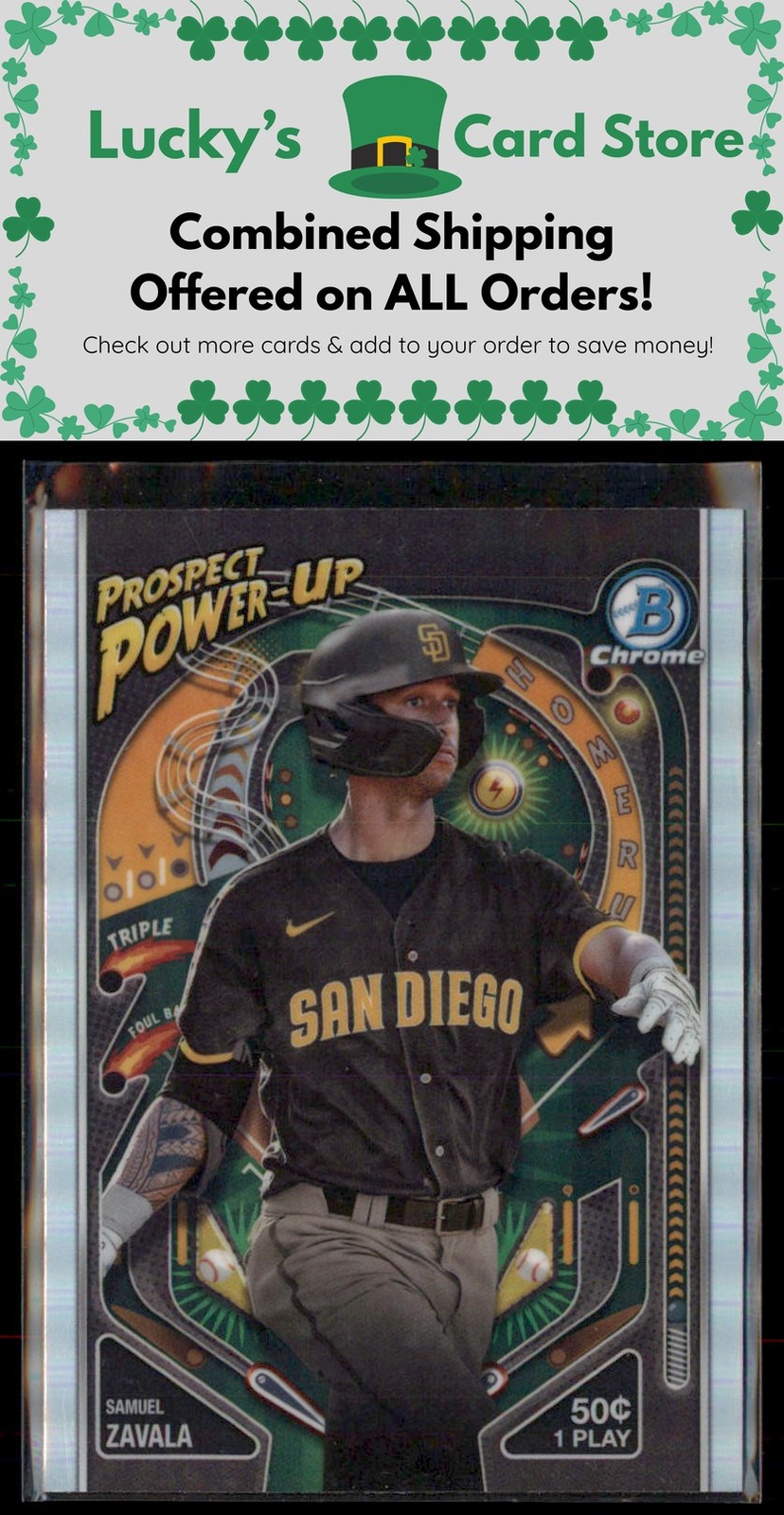 2024 Bowman #PP-2 Samuel Zavala Prospect Power-Up