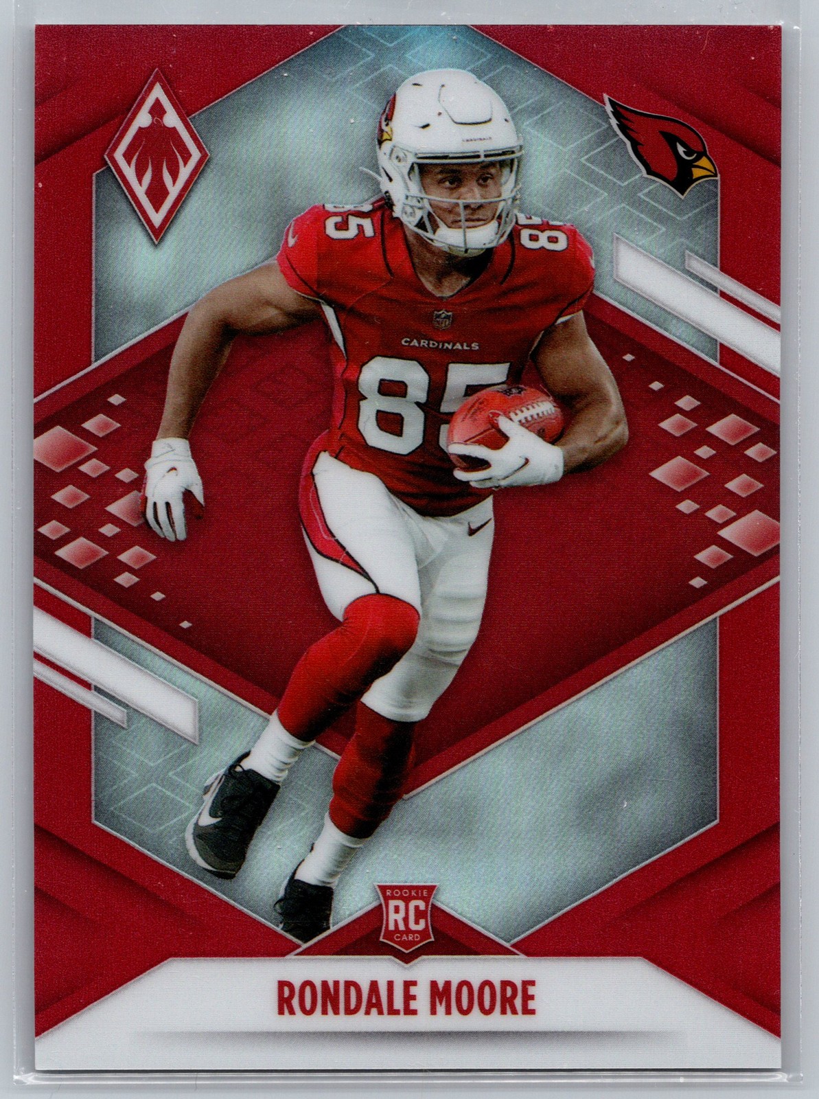 2021 Panini Phoenix Rondale Moore Red #/250 #116 Arizona Cardinals