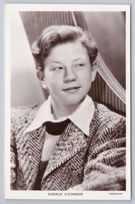RPPC Junger Donald O'Connor Schauspieler Tänzer Picturegoer Postkarte Nr. 1381