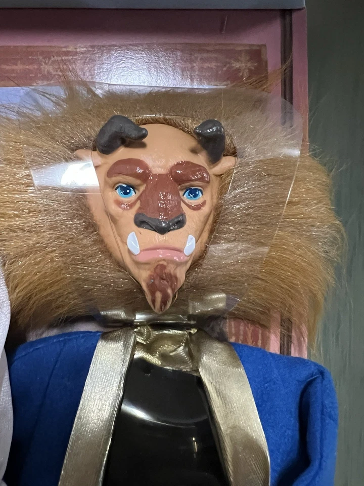 Disney's Beauty & the Beast 1991 ~ muñeca Belle Barbie ~ etiqueta rosa #2436 nueva en caja Foto 3 de 4