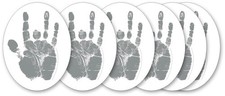 Jerry Garcia - Jerry Garcia - Silver Hand - Sticker 6-Pack [New ] Stickers