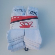 lot de 10 paires de chaussettes sport airness 43/46 neuves emballees