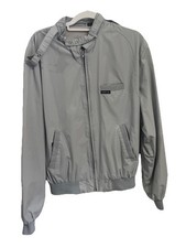 Vintage MEMBERS ONLY Original ICONIC Racer Jacket Mens LARGE Gray 42L