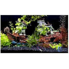 Freestanding Shipwreck Aquarium Decor - Resin Material