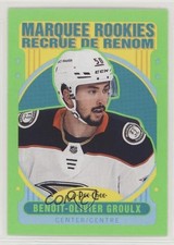 2021-22 Series 2 Retro Neon Green Border 10/50 Benoit-Olivier Groulx #612 0t0g