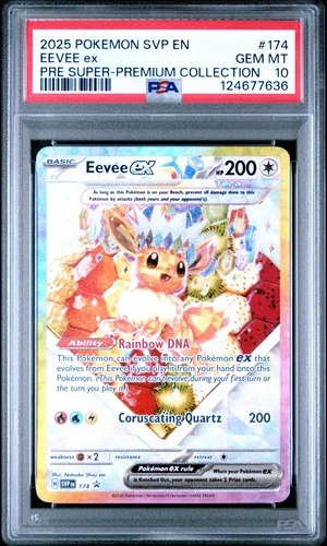Pokémon TCG Eevee Ex  174 Promo PSA 10