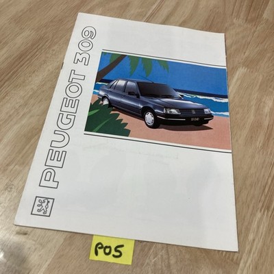 Peugeot 309 1991 GE XE GLD XLD GL XL GR XR Auto Leaflet Automobile Catalog