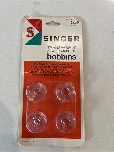 Vintage SINGER Sewing Machine drop-in Bobbins In The original Package. S-1