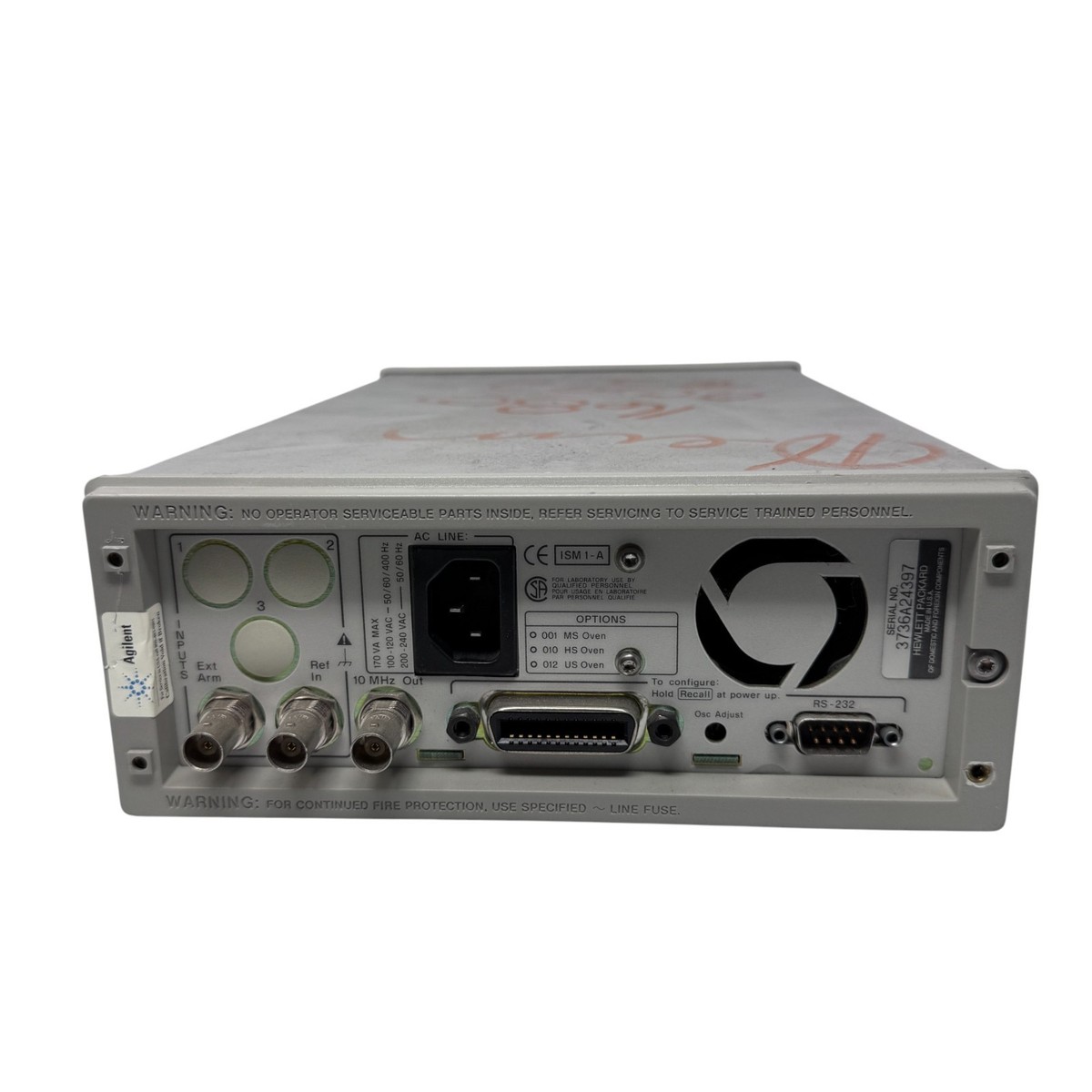 HP Agilent 53131A Universal Counter 225 MHz 10-Digit/s GPIB RS-232