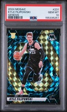 2024 Panini Mosaic #231 Kyle Filipowski Genesis PSA 10
